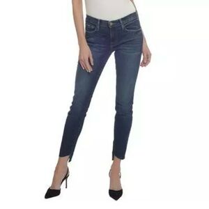 FRAME Women's Le Skinny de Jeanne in Meyer Blue Jeans Size 24 $215